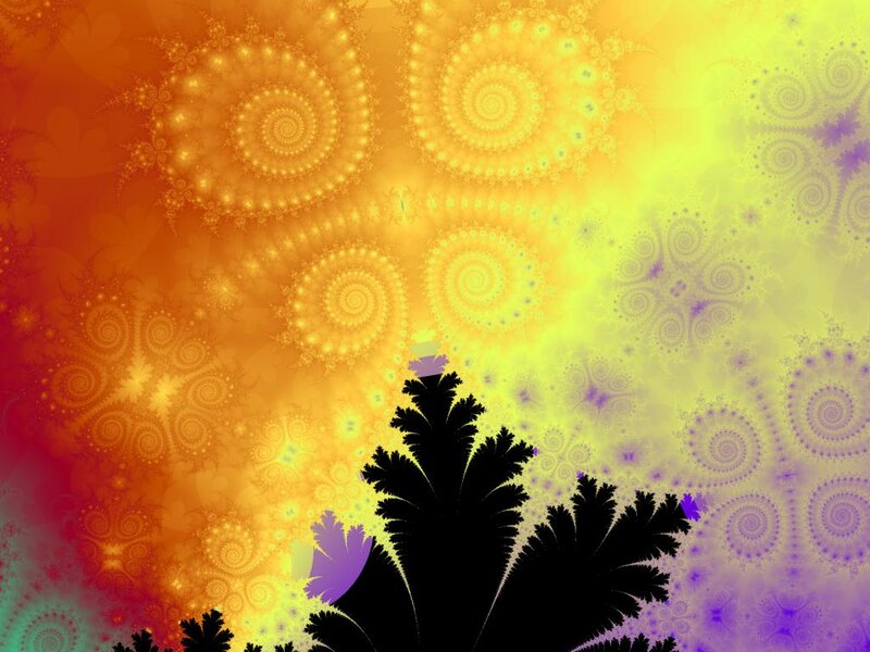 Black Fractal Plant