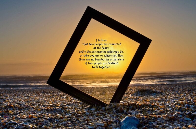 Black Frame on Beach