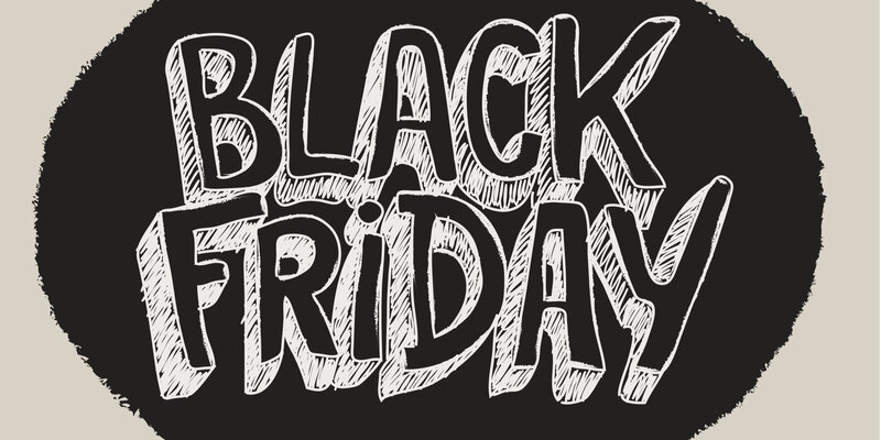 Black Friday text art