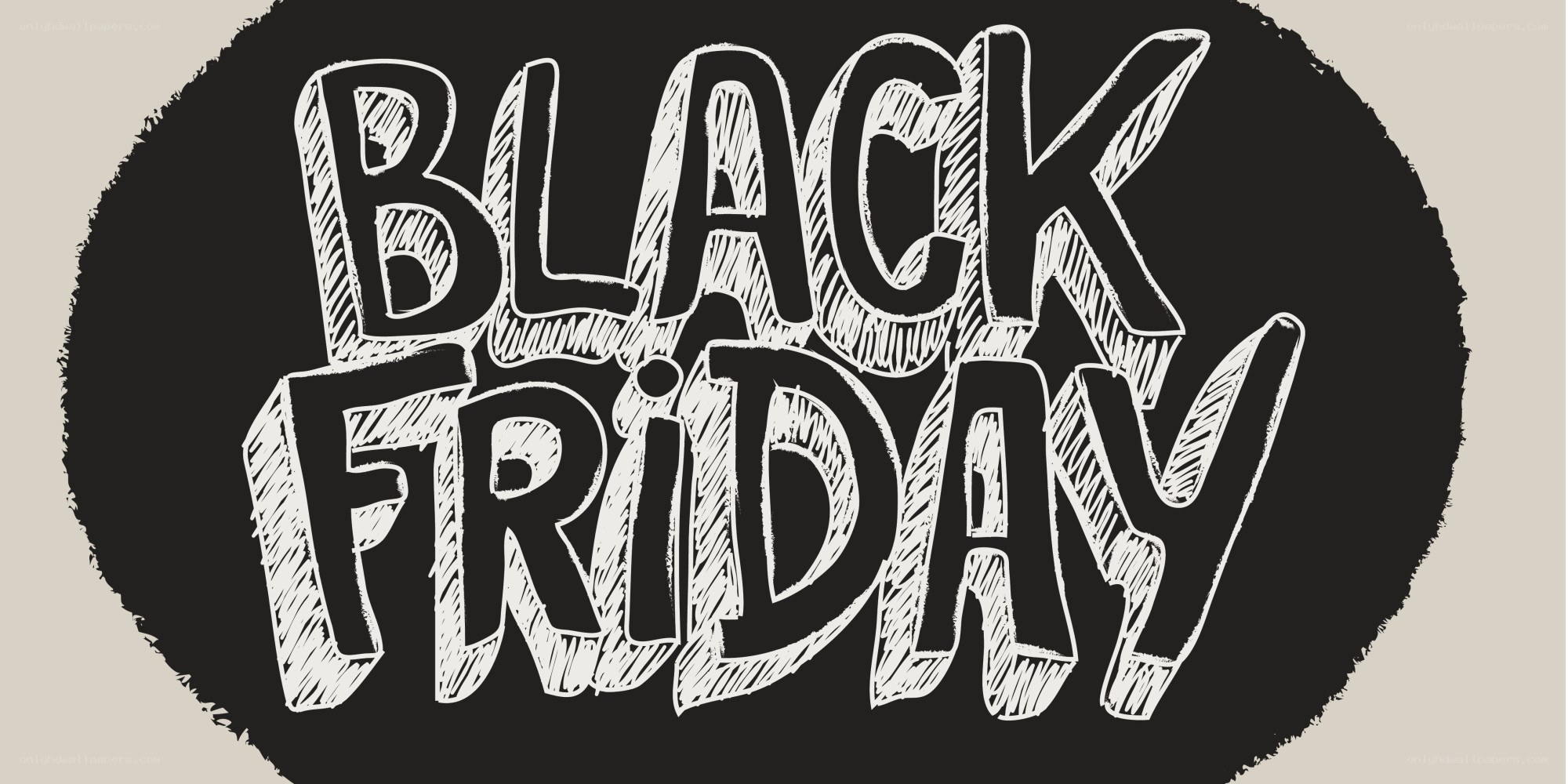 Black Friday text art
