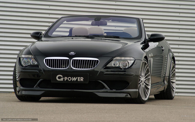 Black G-Power BMW convertible
