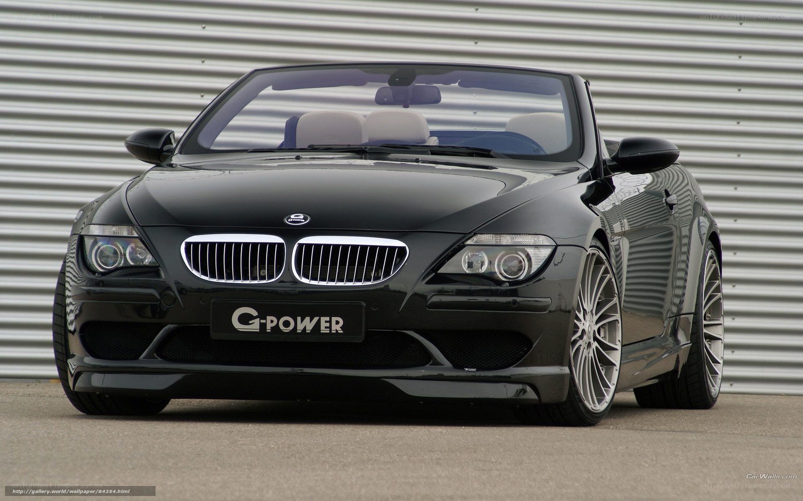 Black G-Power BMW convertible
