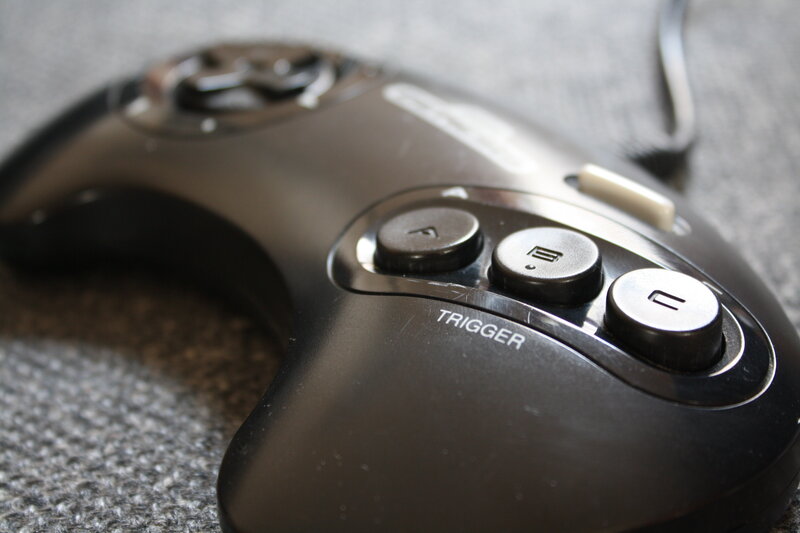 black game controller