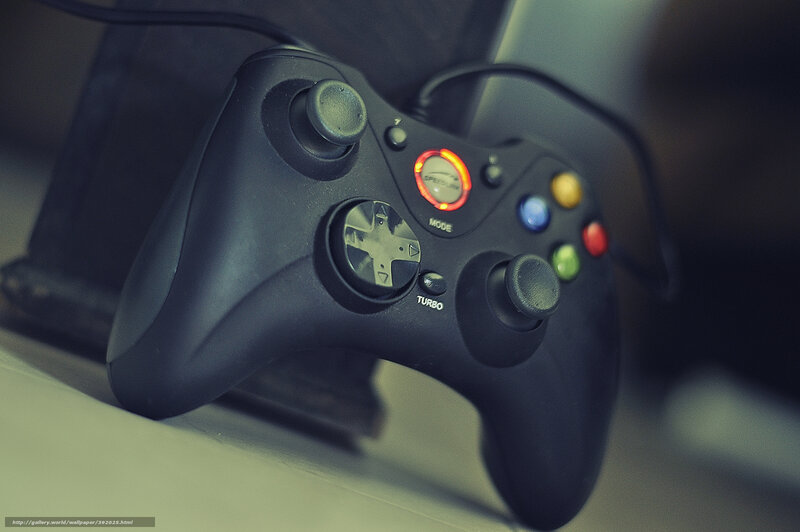 black game controller