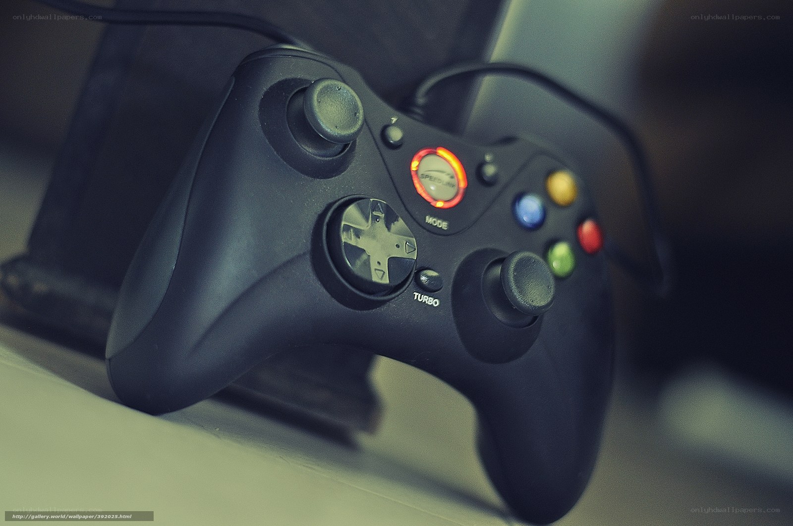 black game controller