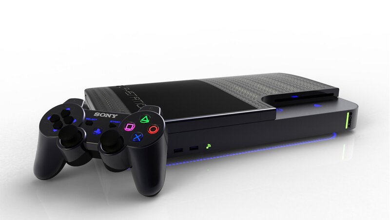 Black Gaming Console — Modern