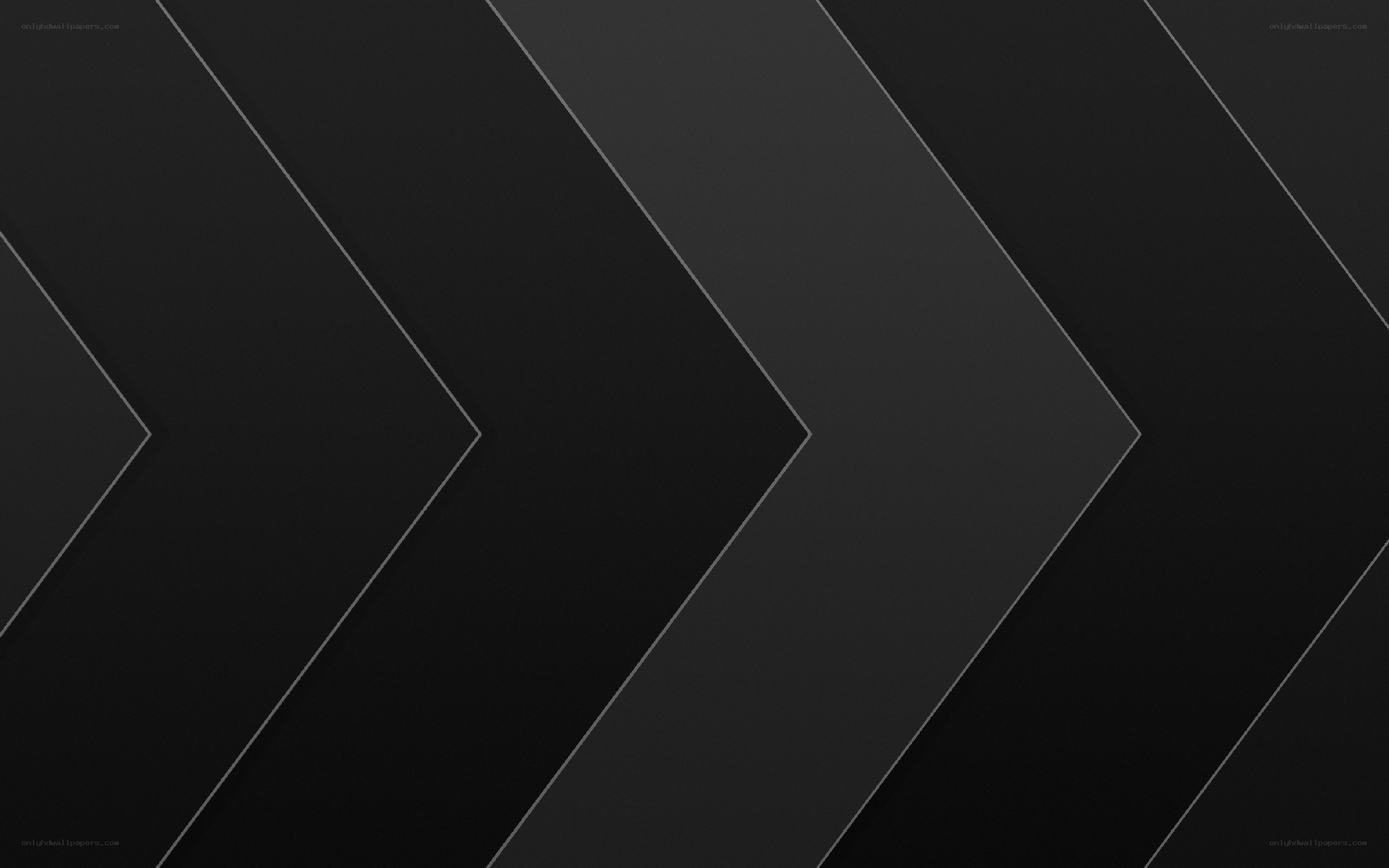 black geometric arrow pattern
