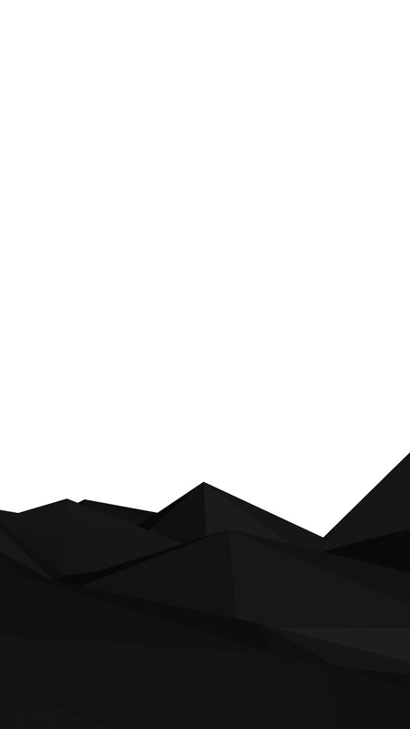 Black Geometric Mountains
