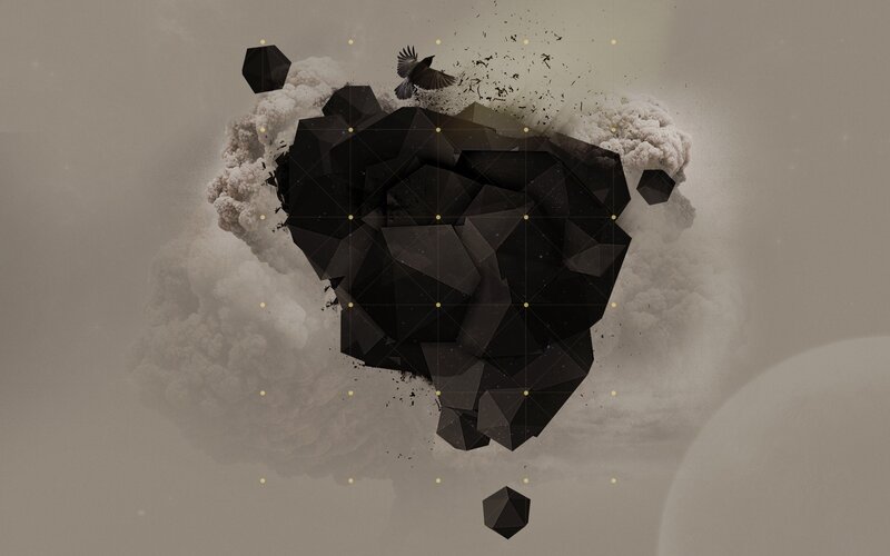 Black Geometric Object