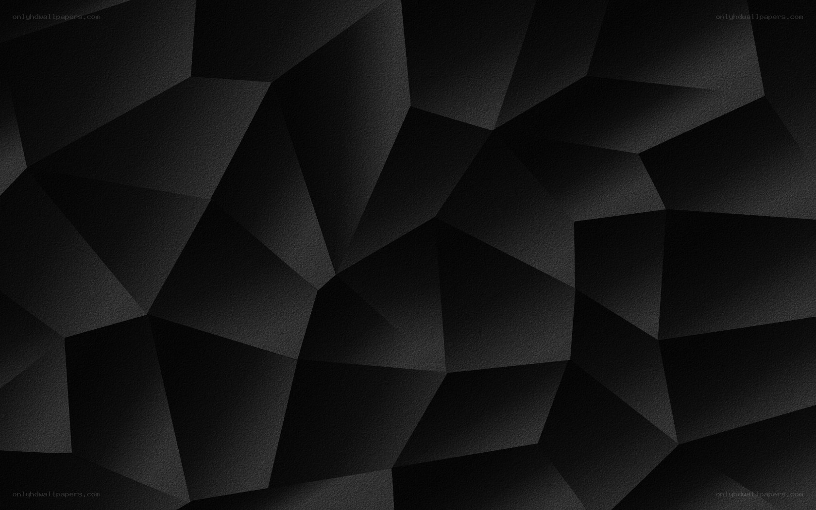 black geometric pattern