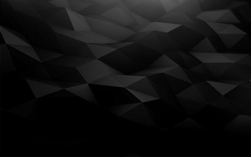 Black Geometric Pattern — Dark, Abstract