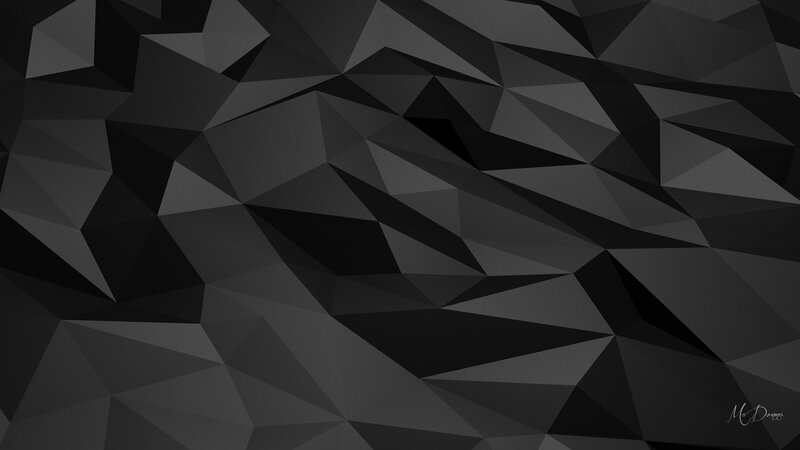 Black Geometric Pattern — Dark, Abstract, Triangles