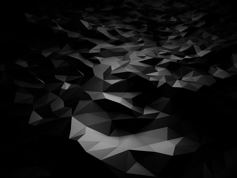 Black Geometric Surface