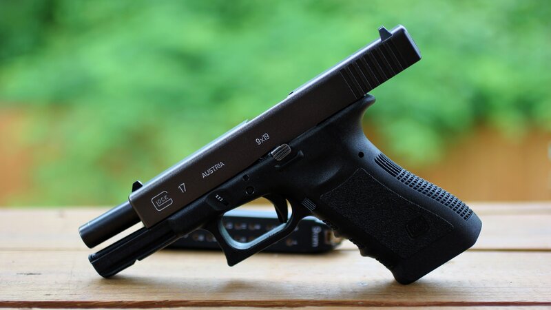 Black Glock Pistol — Neutral