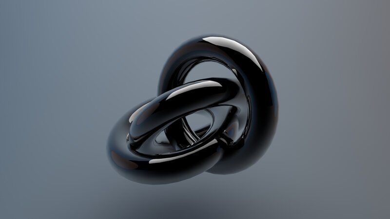 Black Glossy Knot