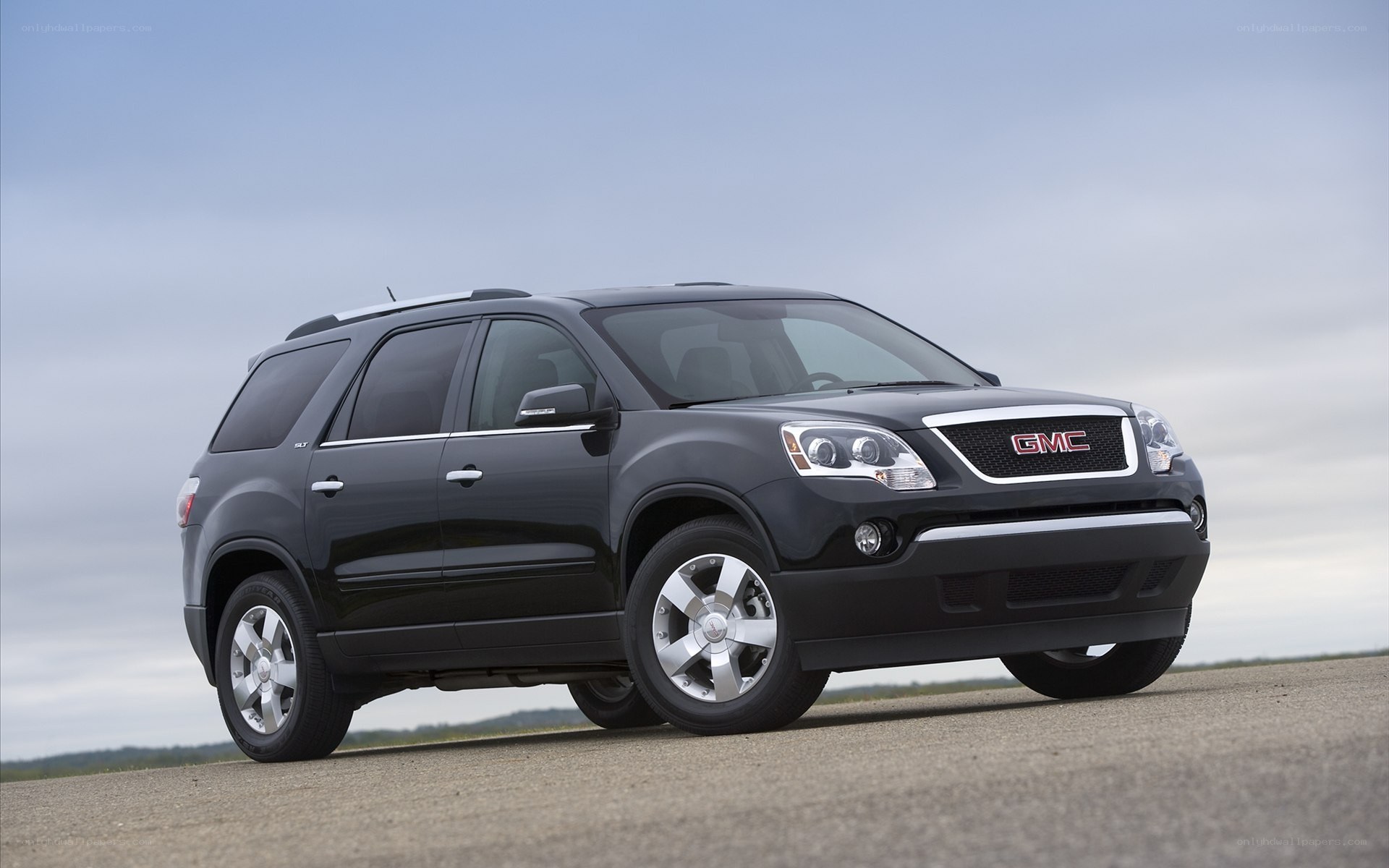 Black GMC Acadia SUV