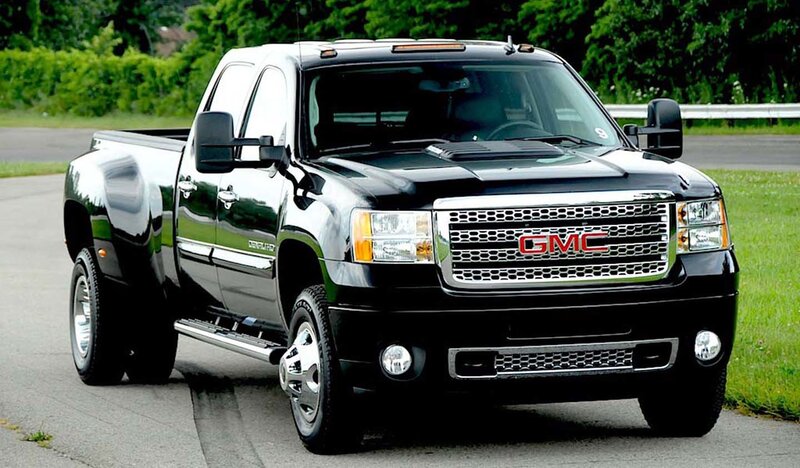 Black Gmc Dually Truck — Neutral