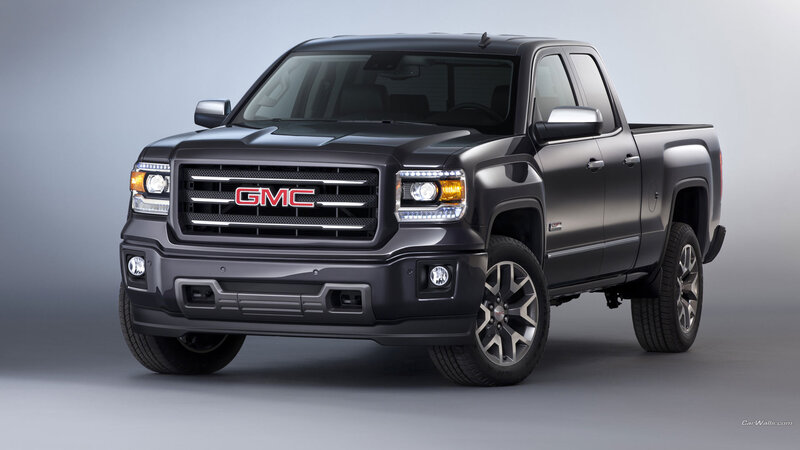 Black GMC Pickup Truck — Gray, Neutral