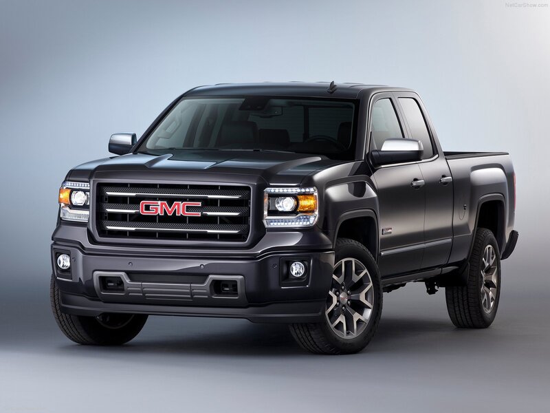 Black GMC Pickup Truck — Gray