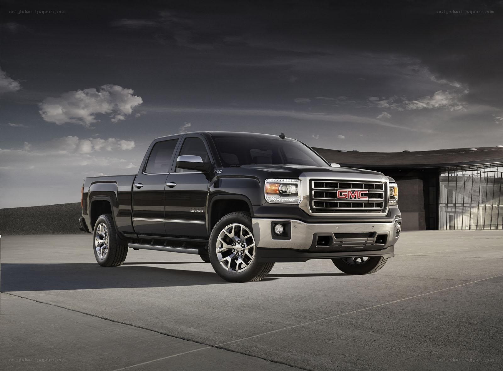 Black GMC Sierra pickup truck