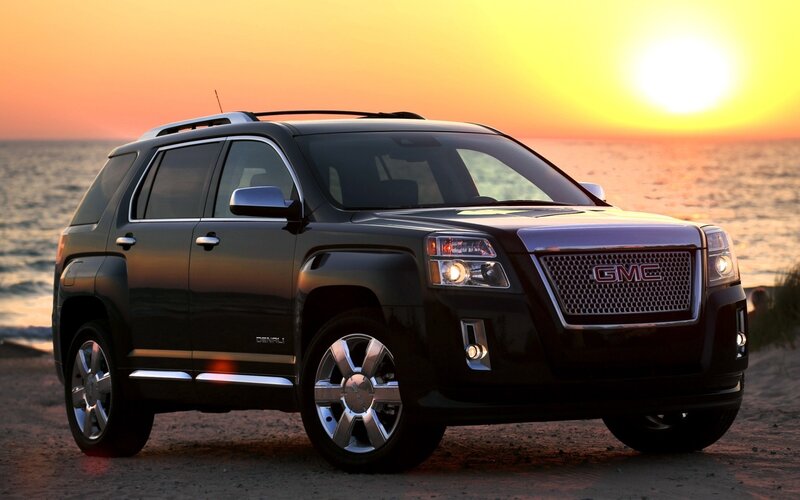 Black GMC SUV — Serene, Sunset, Photograph