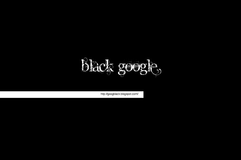 black google text image