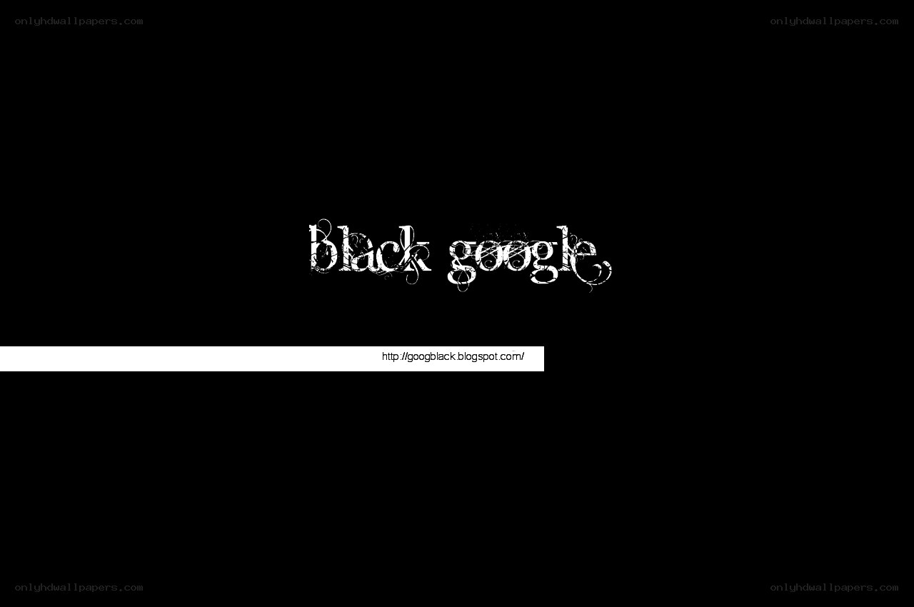 black google text image