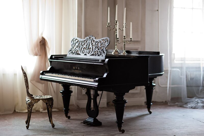 Black Grand Piano — Serene