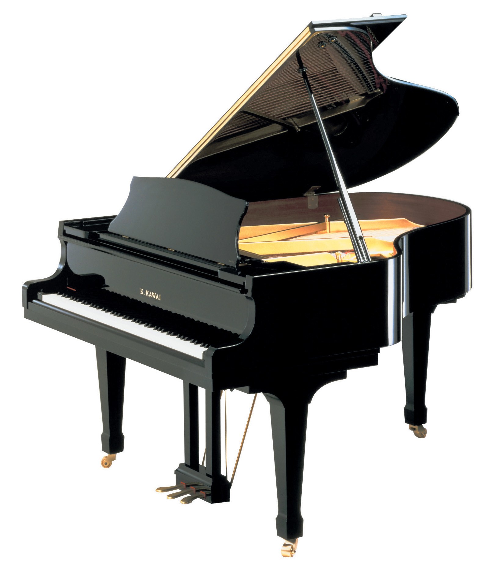 black grand piano