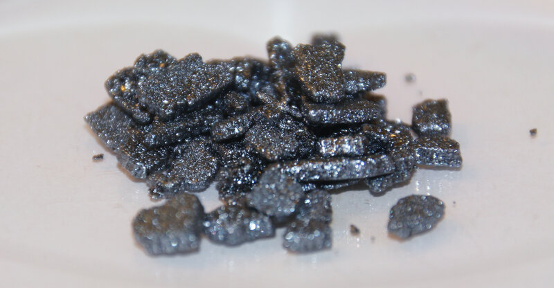 Black Granular Substance