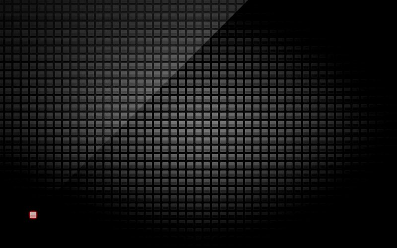 Black Grid Pattern — Minimalist, Digital Art
