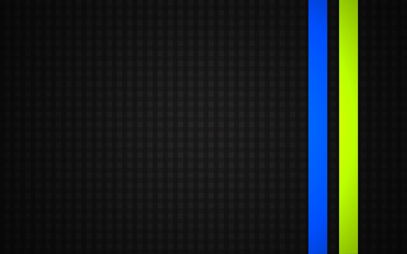 black grid with blue and green lines