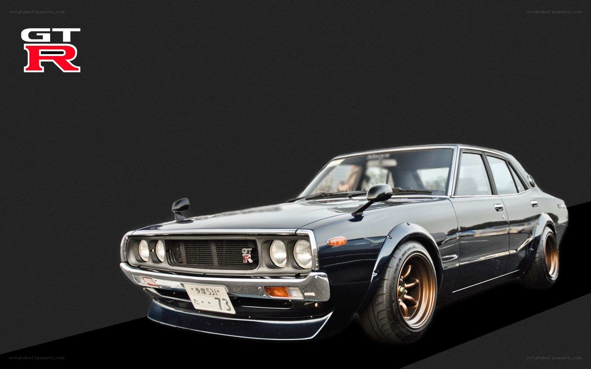 Black GT-R classic car