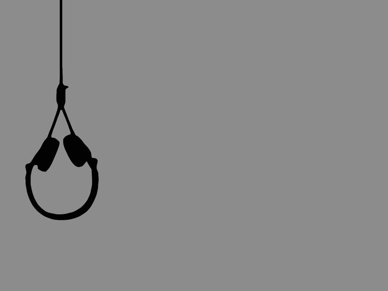 Black Gymnastic Rings