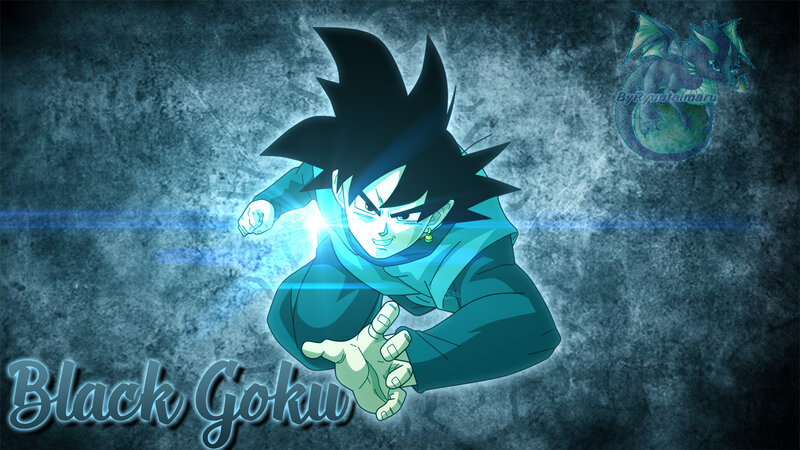 Black-haired Anime Character — Blue