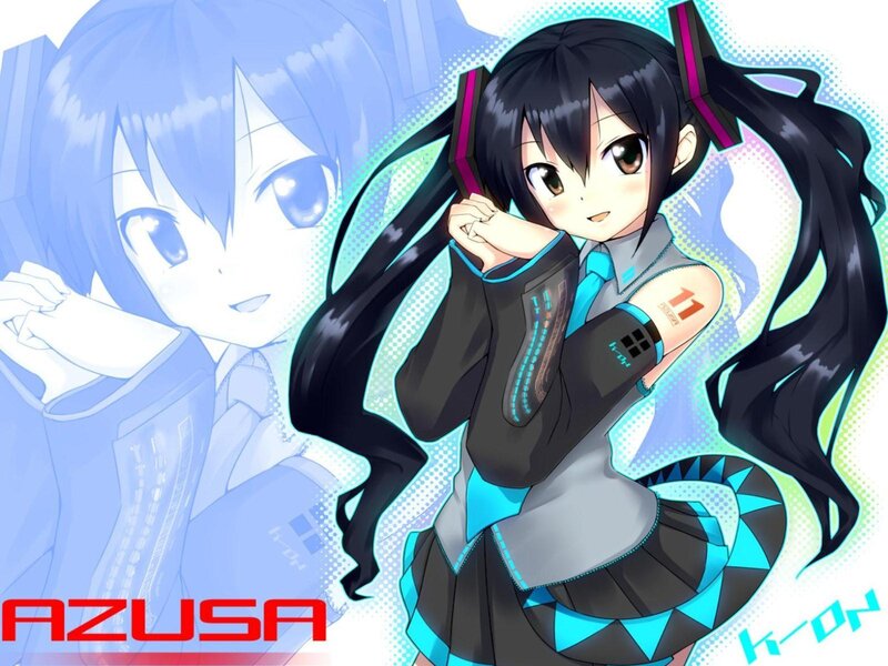 Black-haired Anime Girl