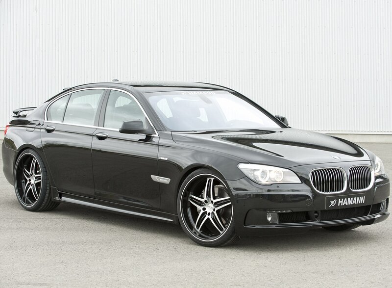 Black Hamann-modified BMW 7-Series