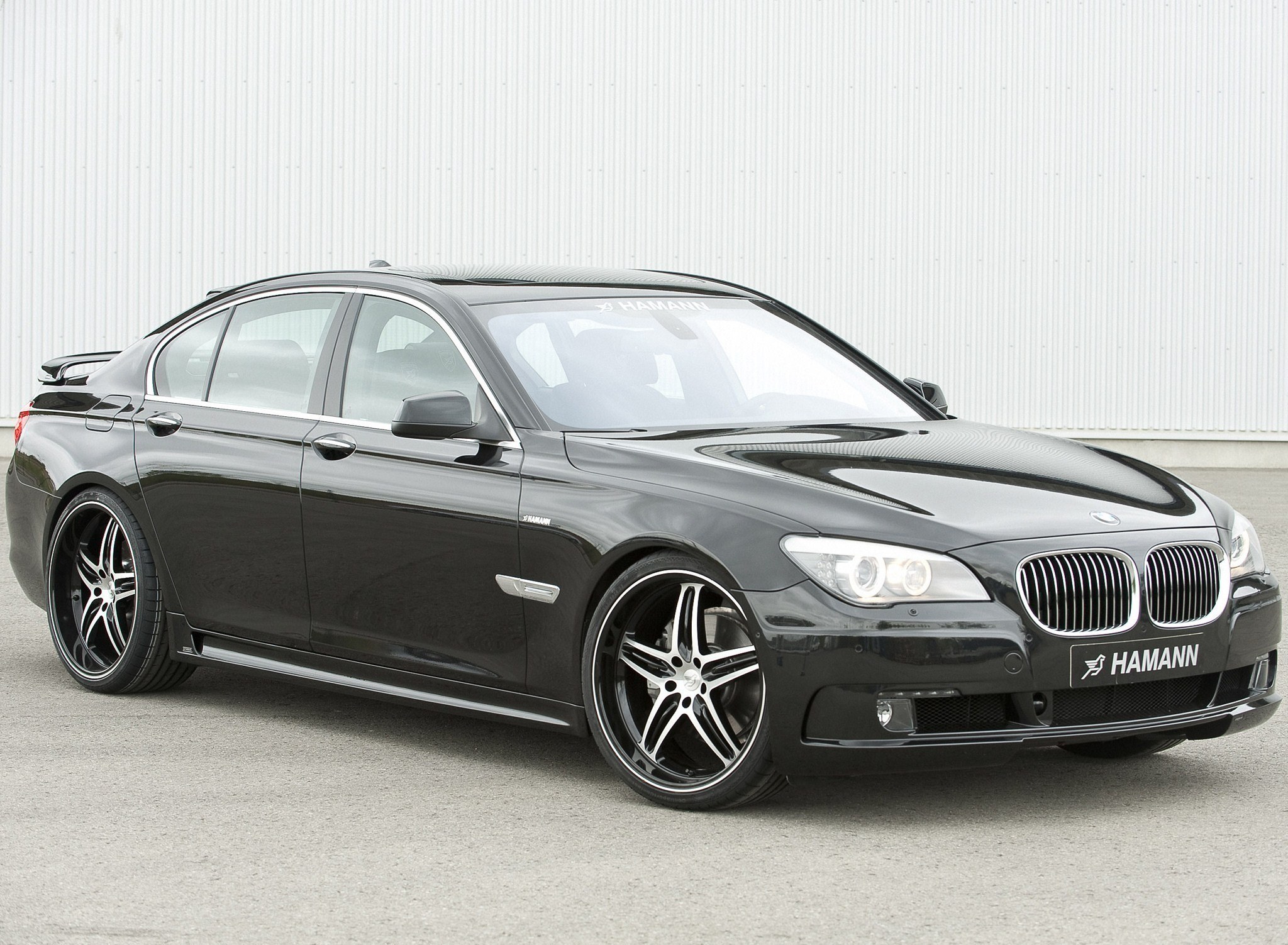 Black Hamann-modified BMW 7-Series