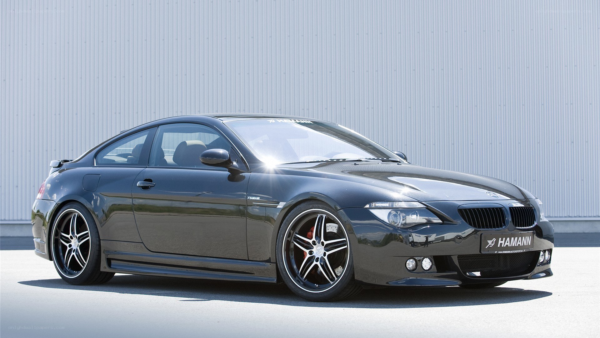 Black Hamann-modified BMW coupe