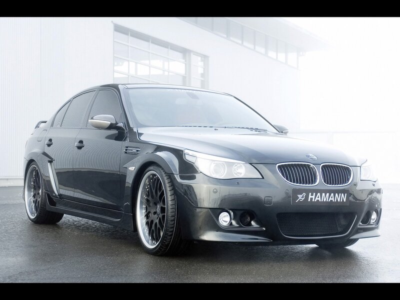 Black Hamann-modified BMW sedan