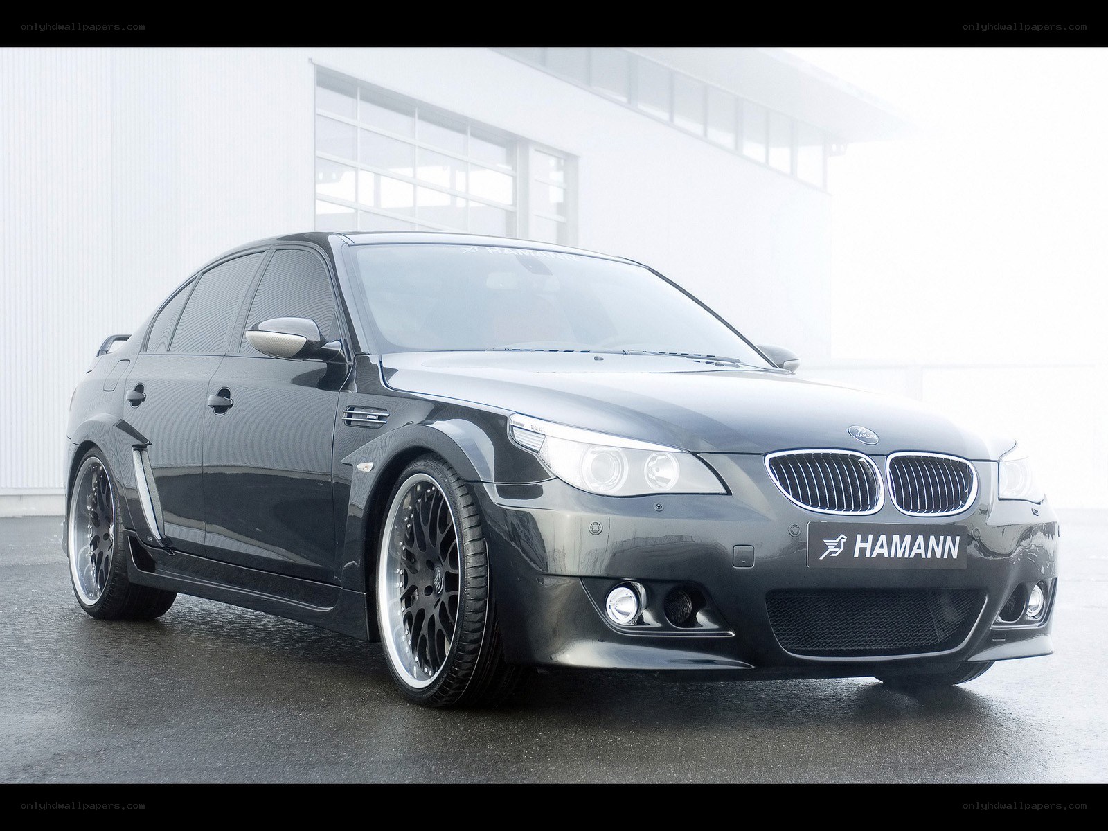 Black Hamann-modified BMW sedan