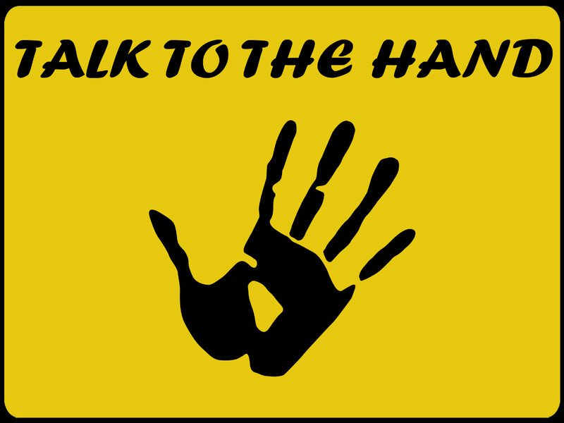 Black Hand Print