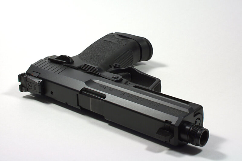 Black Handgun — Neutral, Photograph, Gun
