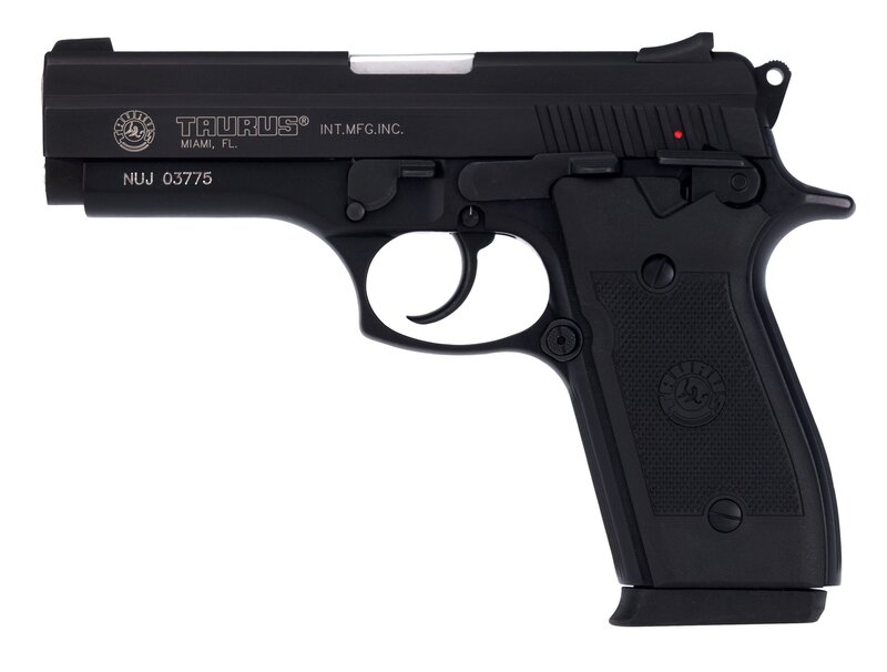 Black Handgun — Neutral, Photograph, Trigger, Grip, Sight, White