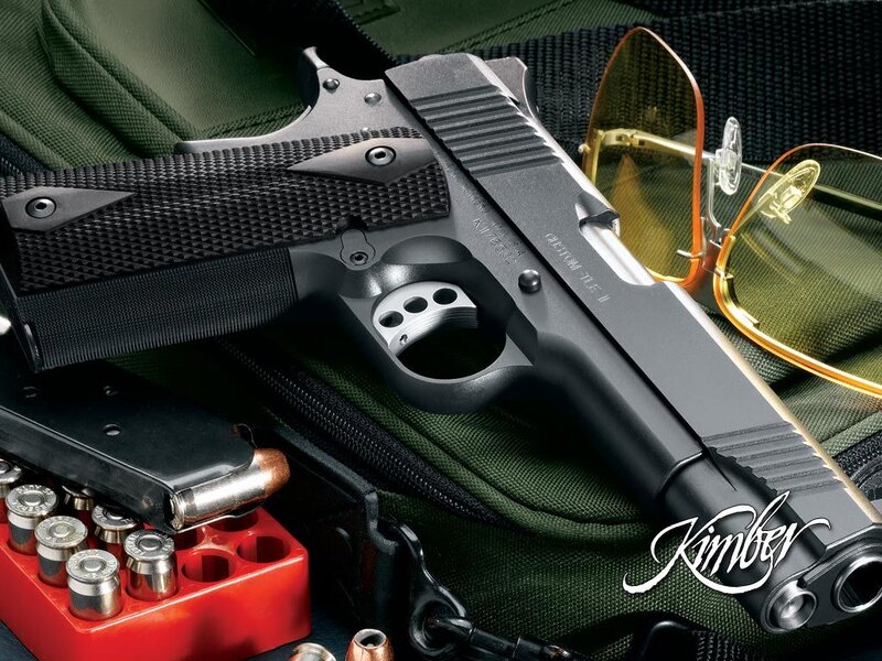 Black Handgun with Accessories — Serious