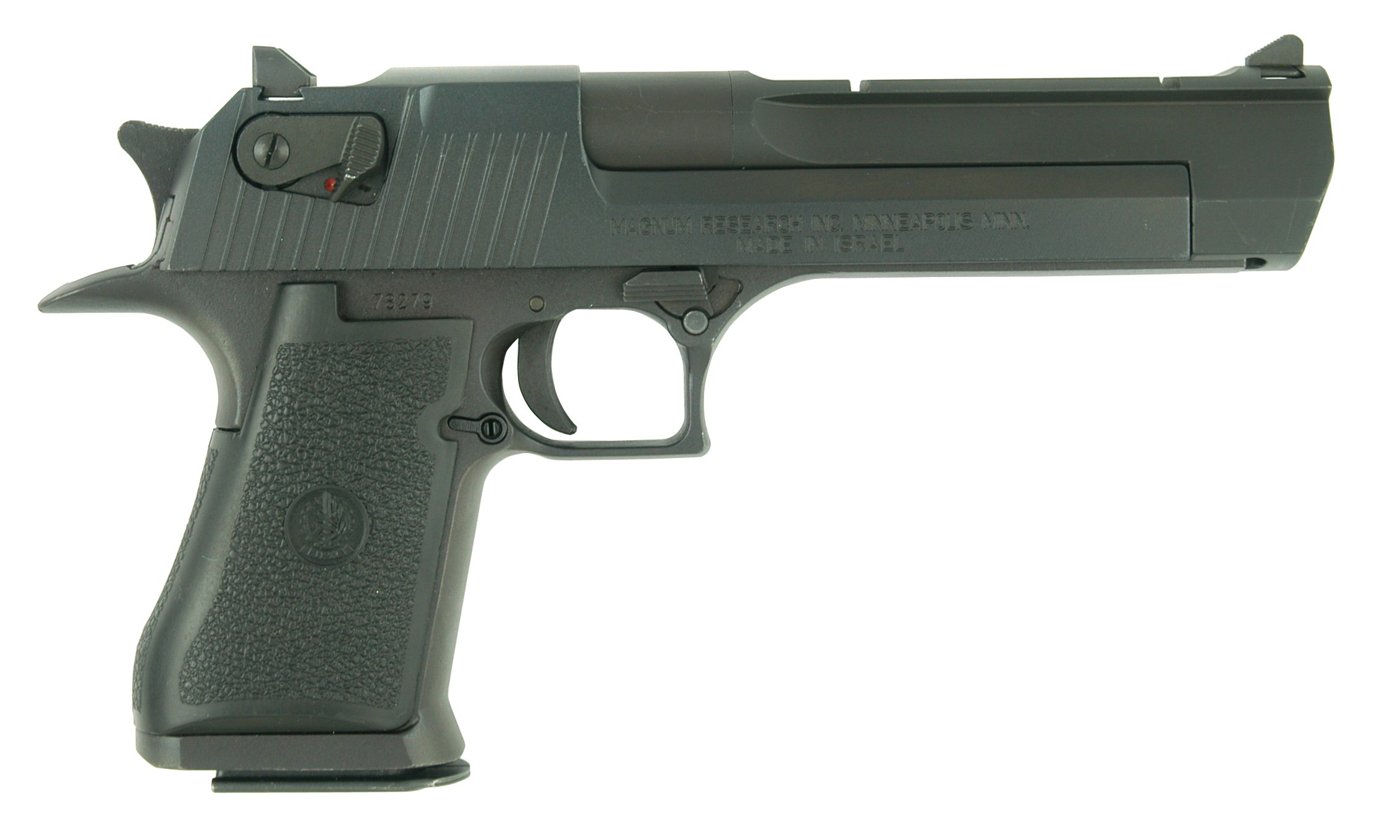 black handgun