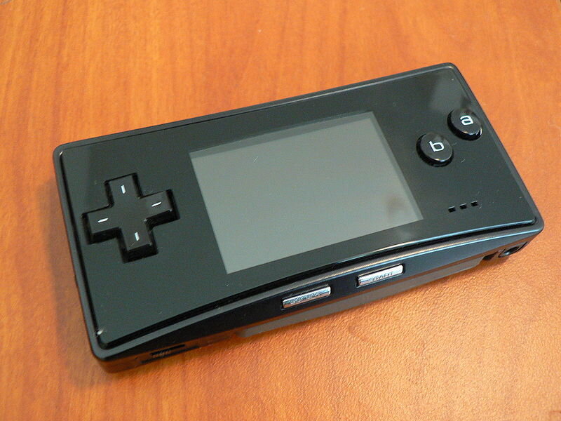Black Handheld Game Console
