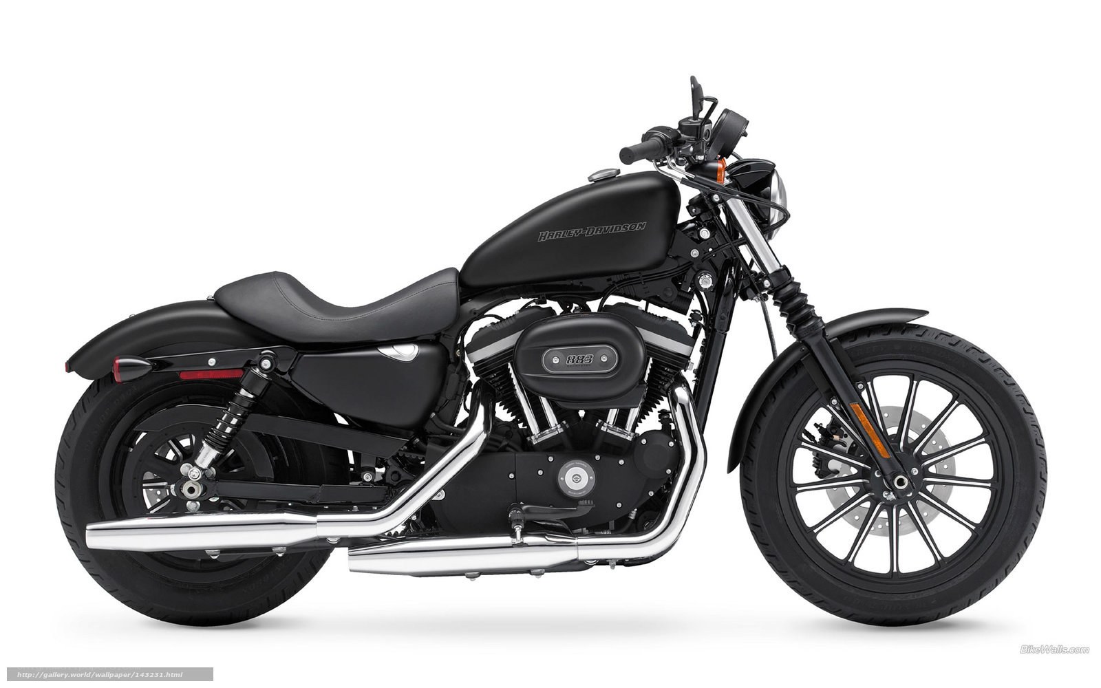 Black Harley-Davidson motorcycle