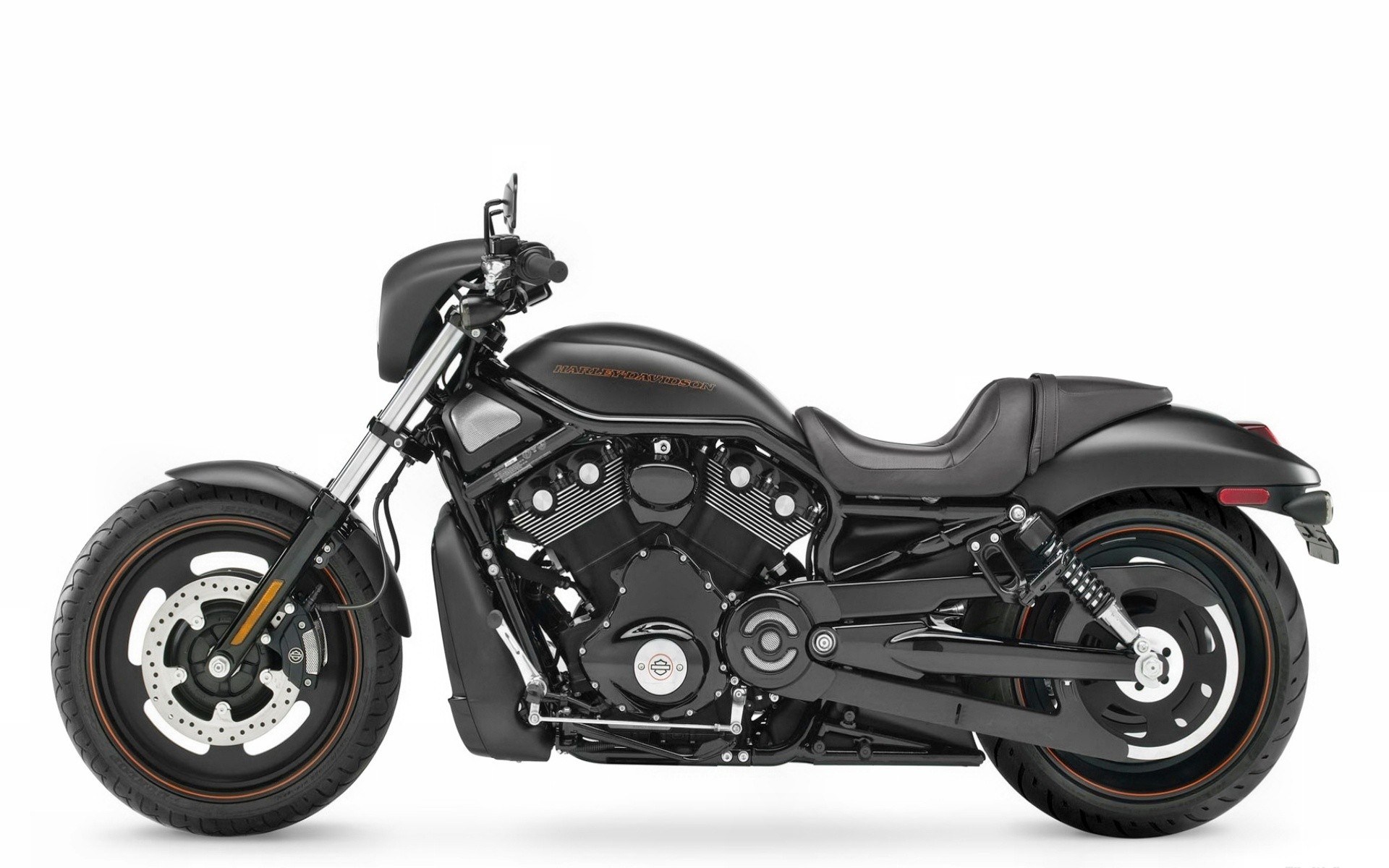 black harley-davidson motorcycle