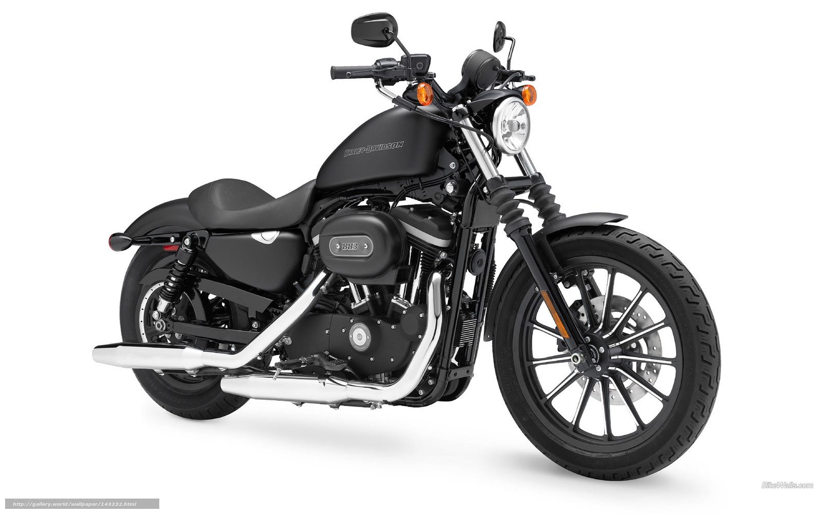 Black Harley-Davidson motorcycle